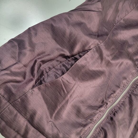 MAUVE PURPLE LIGHTWEIGHT GOLF BEACH HIKING ZIP VEST w/ pockets GEAR M MEDIUM - Picture 11 of 13